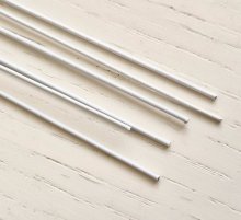 Blomstertråd 0,7 mm x 20 cm - Vit