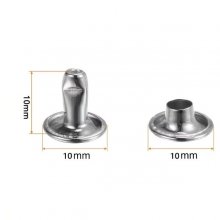 Nitar tryckknappar i metall.