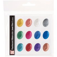 Vattenfärg - Pearlescent Jewel Box Set - 12 Färger