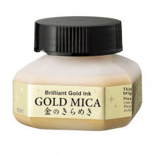 Bläck - Kuretake Gold Mica - 60 ml - Guld