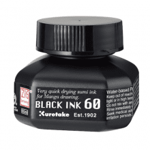 Bläck - Kuretake Black Ink - 60 ml