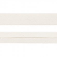 Skråband/Kantband - 20 mm - Naturvit