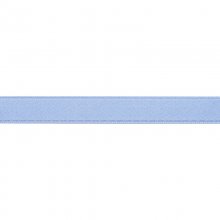 Enfärgat Satinband - 10 mm - Blå