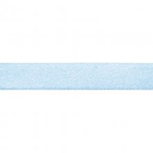 Enfärgat Satinband - 15 mm - 21 - Blå (1)
