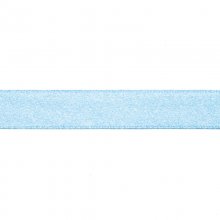 Enfärgat Satinband - 15 mm - 22 - Blå (2)