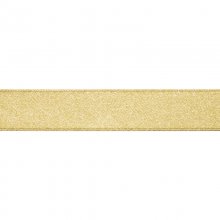 Enfärgat Satinband - 15 mm - 45 - Guld/Senapsgul