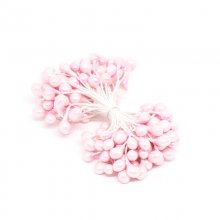 Dekorationsbär/Pistill - Pärlemor - 5 mm - Rosa