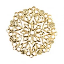 Metalldekoration blomma