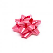 Dekorationsrosett för presenter - 5 x 5 cm - Rosa (1)