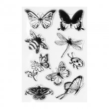 Clearstamps - Genomskinliga stämplar - Fjärilar & Insekter