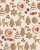 Tassotti 91401 - Pepparkakor - Brun /Beige /Röd