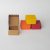 Presentask i wellpapp - 7 x 7 x 4 cm - Olika färger