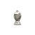 Berlock/Charm - Fisk - 8 x 14 mm - Antiksilver - xx st