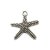 Berlock/Charm - Sjöstjärna - 19 x 20 mm - Antiksilver - xx st