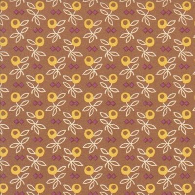 Carta Varese - Olivkvistar Brun/Gul (100 g/m²)