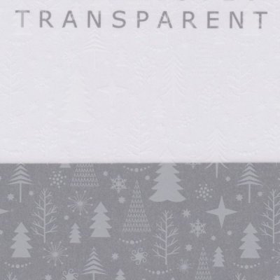 Transparent papper - Vita Granar - Vit