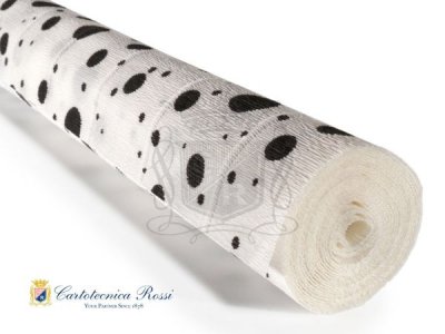 Black Polka Dots on White Background