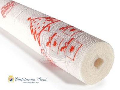 White with Red Trees