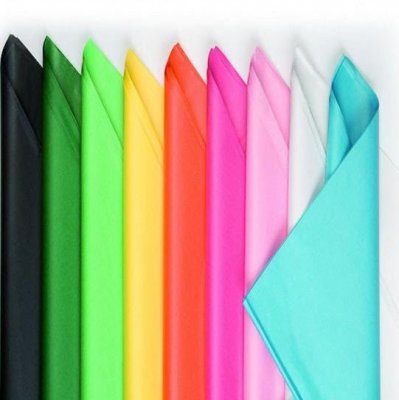 Silkespapper - 17 g/m² - Mörkbrun - 51 x 76 cm - 5 st