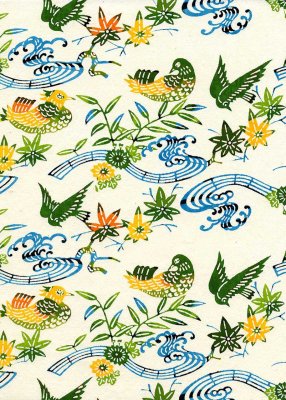 Japanskt papper - Katazome-shi