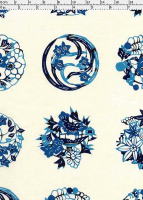 Japanskt papper - Katazome-shi