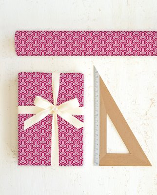 Tassotti 91506 - Geometria fucsia - Röd/Vit