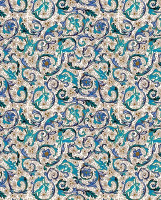 Tassotti 91518 - Florentine Style - Blå /turkos