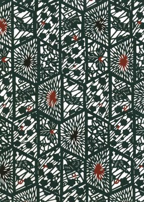 Japanskt papper - Katazome-shi