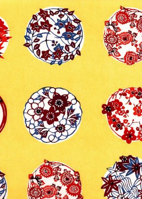 Japanskt papper - Katazome-shi