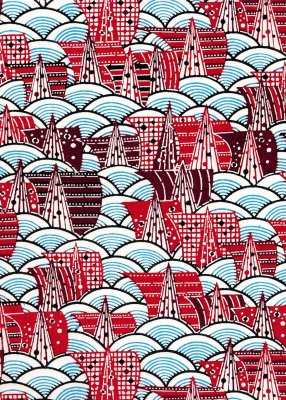 Japanskt papper - Katazome-shi