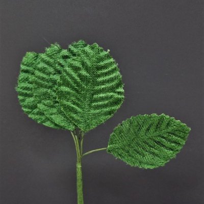 Blomblad på ståltråd