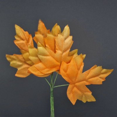 Lönnblad på stråltråd