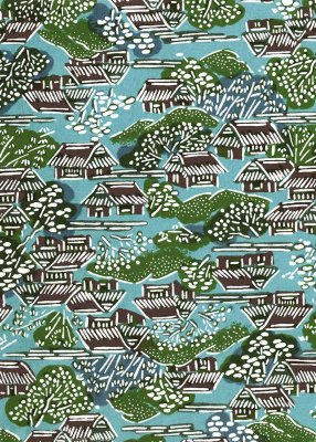 Japanskt papper - Katazome-shi