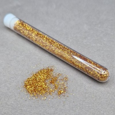 glitterströssel, glitter, guld