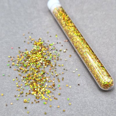 glitterströssel, glitter, guld
