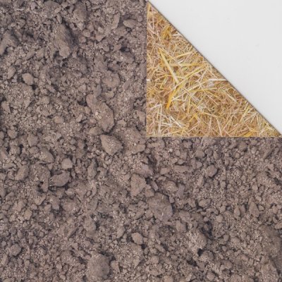 Kartong 300 g - Mönstrad 1200 - Jord /Halm - Brun /Grå