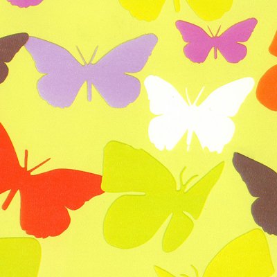 Omslagspapper - 3213 - 5 m - Fjäril