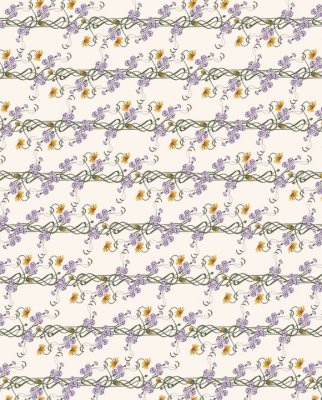 Tassotti 9335 - Clematide Liberty - Lila /Grön /Gul