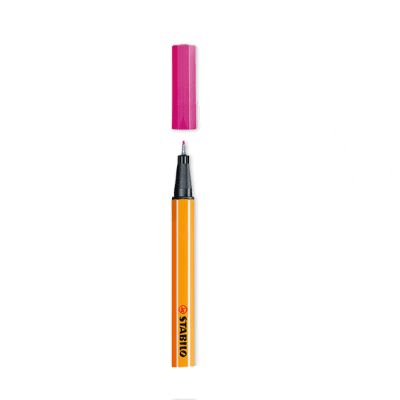 Stabilo Point 88 Fiberspetspenna - Fine 0,4 mm - 56/Rosa