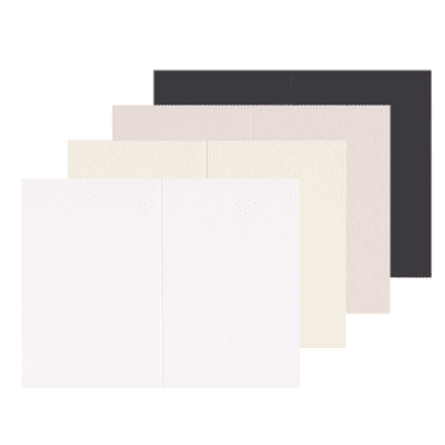 Kort - Olika färger - 10 x 15 cm (10 x 30 cm) - 300 g/m² - 10 st