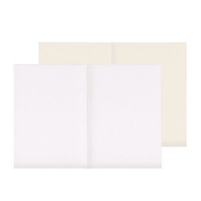 Kort - Ljusvit/naturvit - 21 x 14,8 cm (21 x 29,7 cm) - 300 g/m² - 10 st