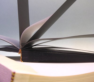 Bokblock för album - Svart - 230g/m² - 23 x 24,5 cm - 30 sidor