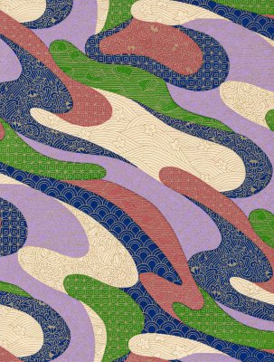 Japanskt papper - Chiyogami
