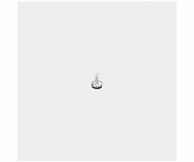 Minigummistämpel på kon - Födelsedagstårta