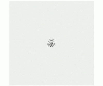 Minigummistämpel på kon - Ros