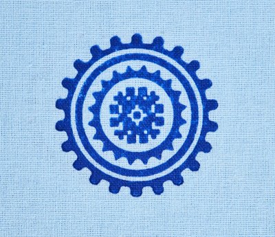 Gummistämpel på kloss - Lorestamps - Liten - Etnoring