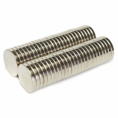 Powermagneter - Ø 10 mm / 2 mm tjocka - 100 st