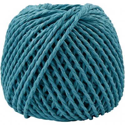 Papperssnöre - 2,5–3 mm x 42 m - Turkos
