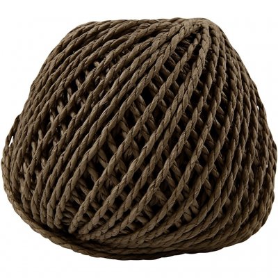 Papperssnöre - 2,5–3 mm x 42 m - Brun