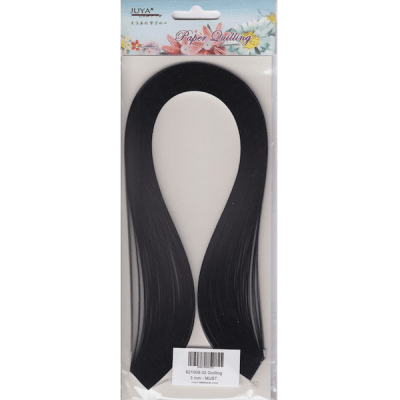 Quillingremsor - 3 mm x 390 mm - 100 st - Svart